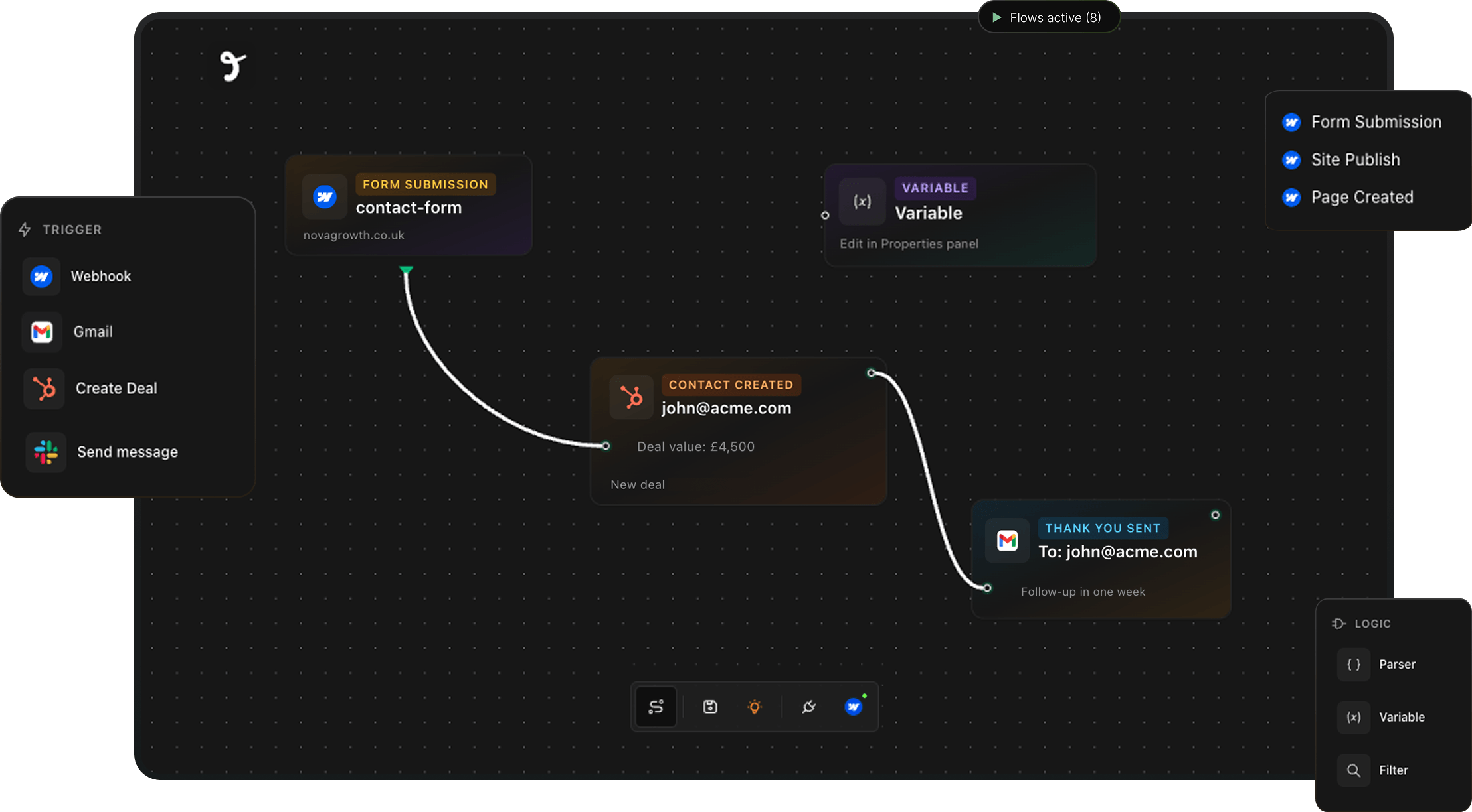 Flowtusk hero preview